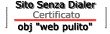 Sito privo di dialer Certificato